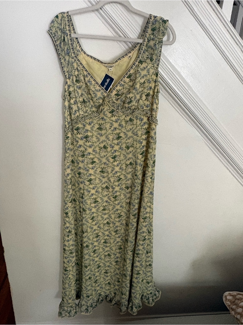 Floral Crepe Cap Sleeve Dress